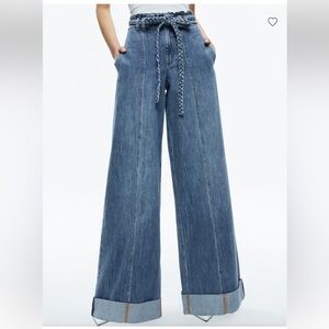 Alice & Olivia wide leg jeans